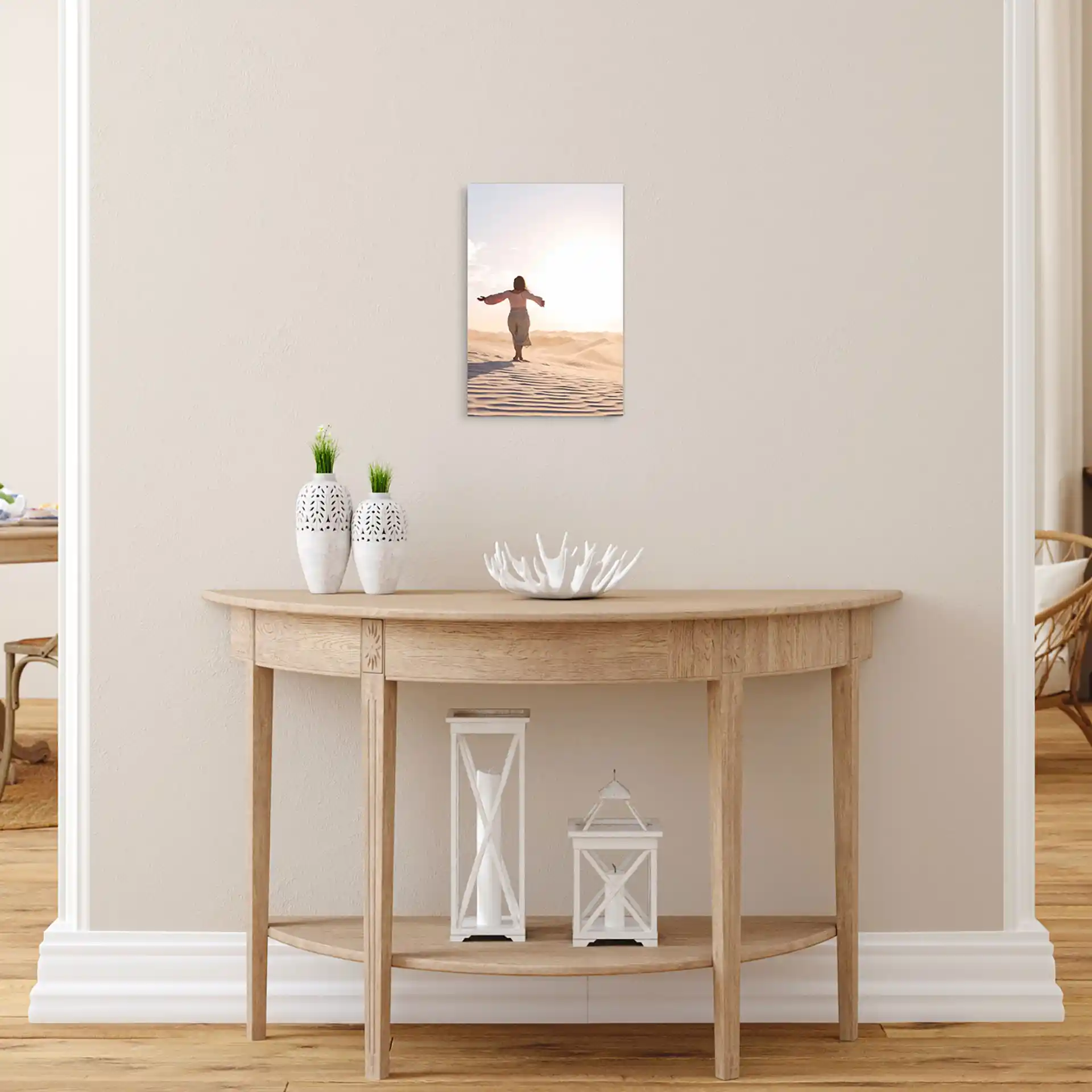 Moderne Wanddekoration: Foto auf Alu-Dibond 20x30 cm in stilvollem Interieur – brillante Farben und hochwertige Qualität.