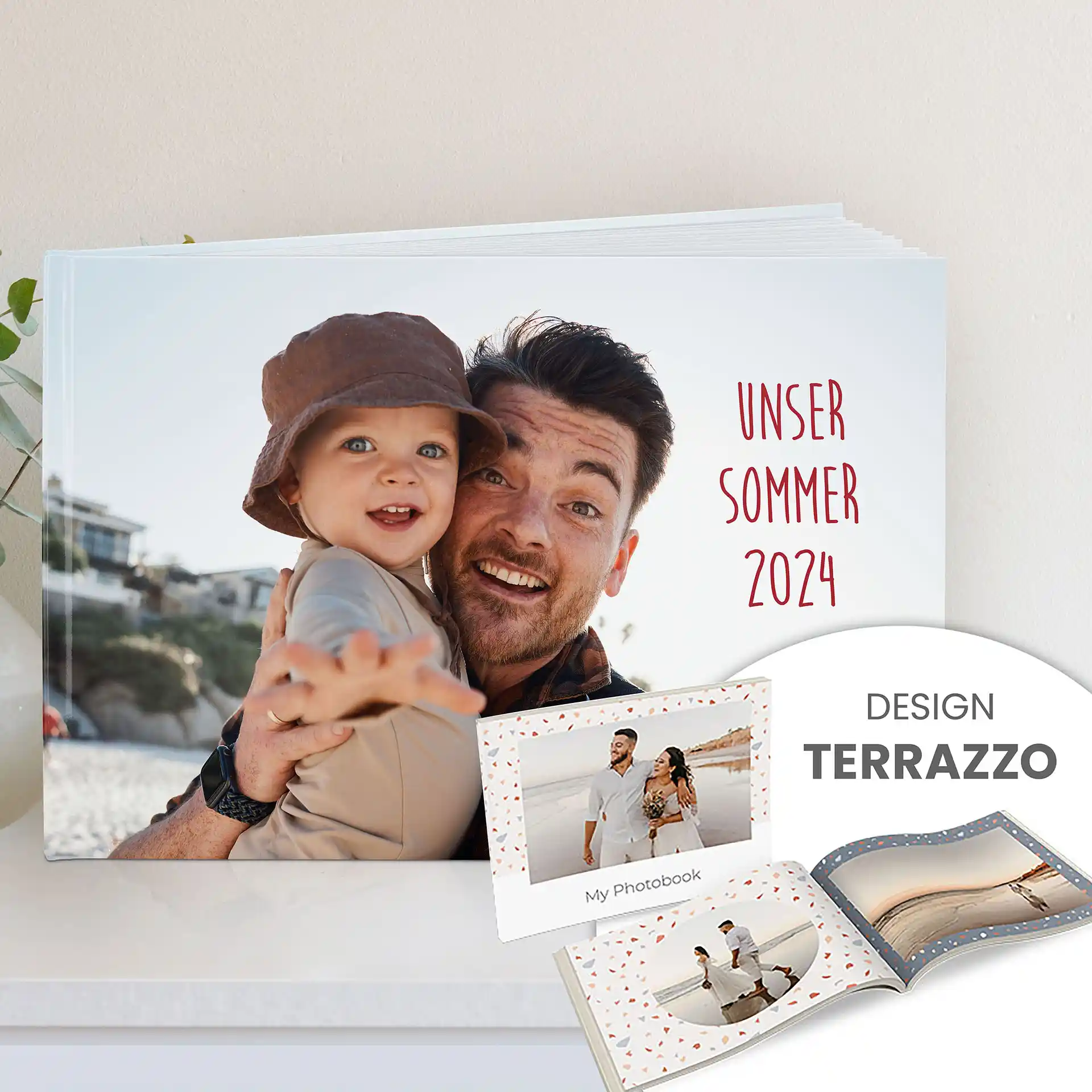 Fotobuch Premium im DIN A4 Querformat: Hardcover mit hochwertigem Druck – elegante Präsentation Ihrer Erinnerungen in Premium-Qualität.